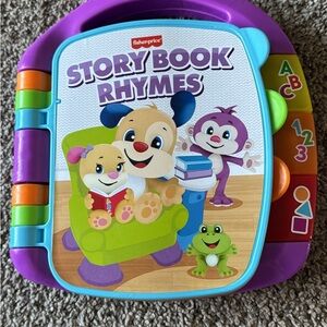 Fisher-Price Storybook Rhymes Toy - Purple, Green, and Orange